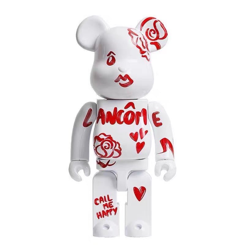 Lancôme Violent Bear Co-branded Ornament Limited Love Block Bear Gift - BusDeals