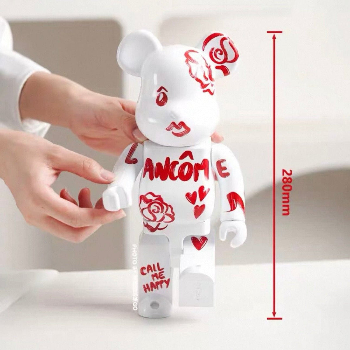 Lancôme Violent Bear Co-branded Ornament Limited Love Block Bear Gift - BusDeals