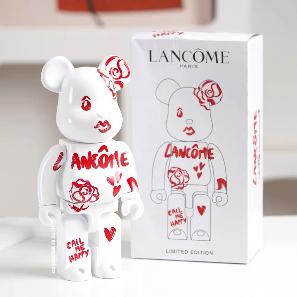Lancôme Violent Bear Co-branded Ornament Limited Love Block Bear Gift - BusDeals