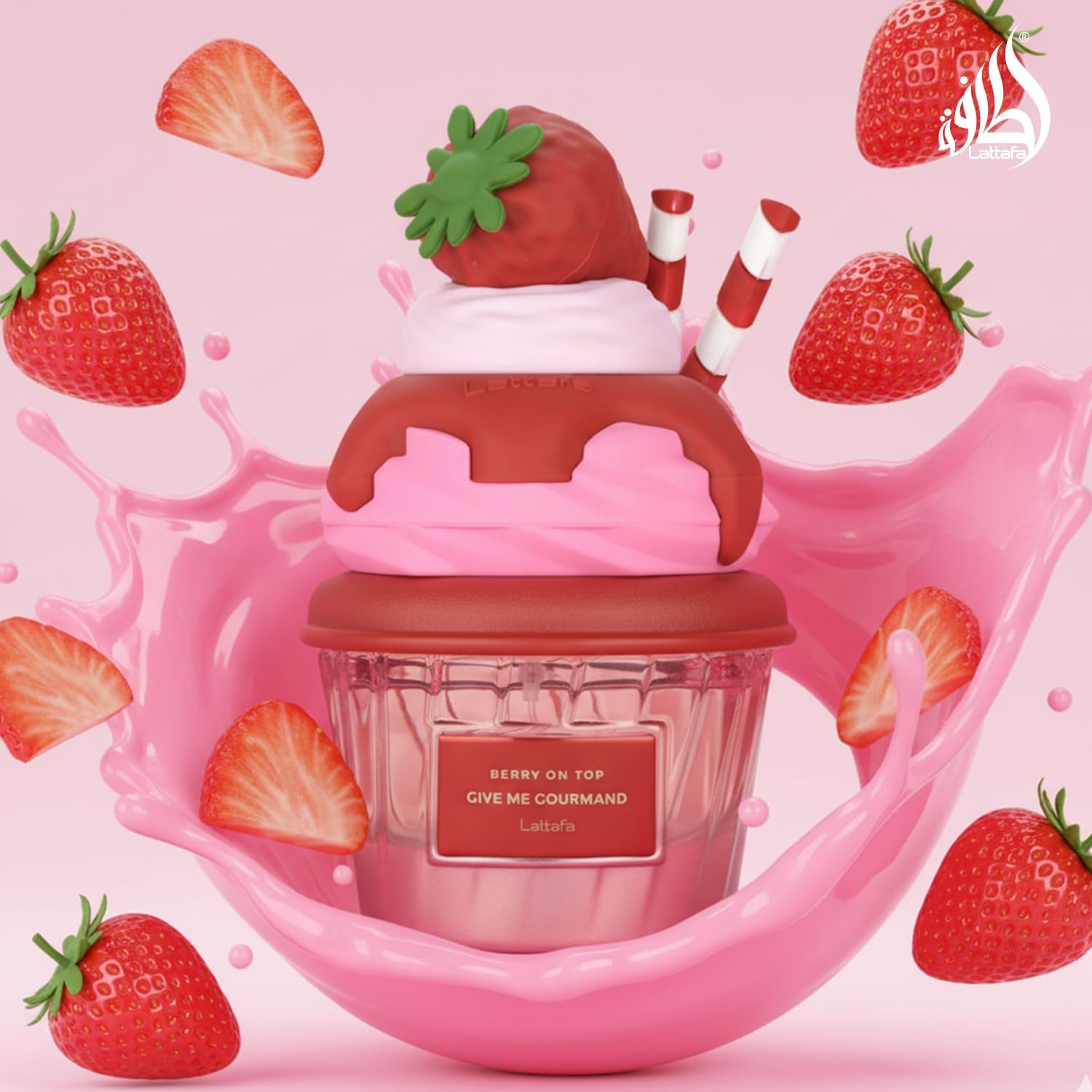 Lattafa Give Me Gourmand - Berry on Top EDP 75ml - BusDeals