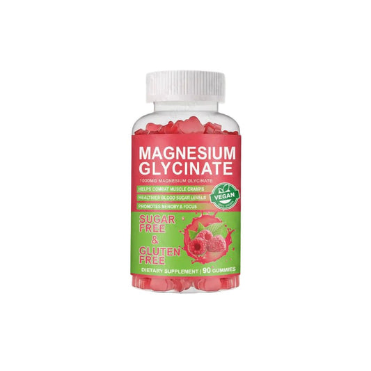 Magnesium Glycinate Gummies Raspberry Flavor - BusDeals