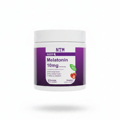 Melatonin Sleep, Strawberry, 10mg - 60 Gummies - BusDeals