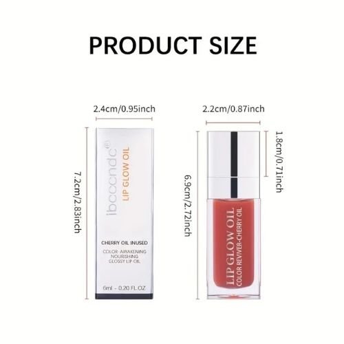 Moisturizing Lip Glow Oil, Raspberry. - BusDeals