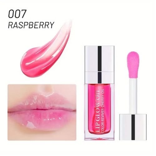 Moisturizing Lip Glow Oil, Raspberry. - BusDeals