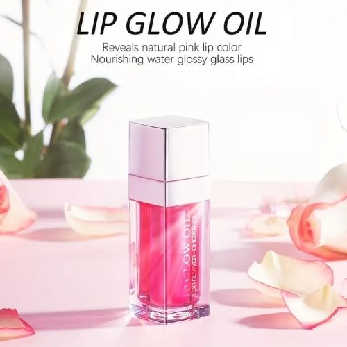 Moisturizing Lip Glow Oil, Raspberry. - BusDeals