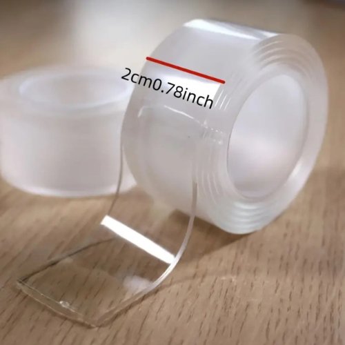 Nano Tape Double Sided Tape Transparent Reusable Waterproof. - BusDeals