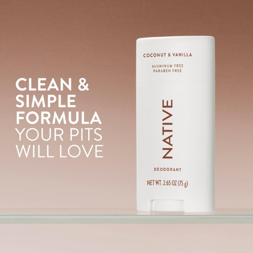 Native Coconut & Vanilla - Deodorant - Deodorant for Women and Men. 75g. - BusDeals