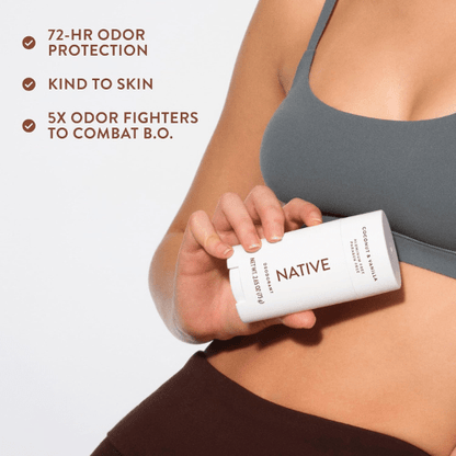 Native Coconut & Vanilla - Deodorant - Deodorant for Women and Men. 75g. - BusDeals