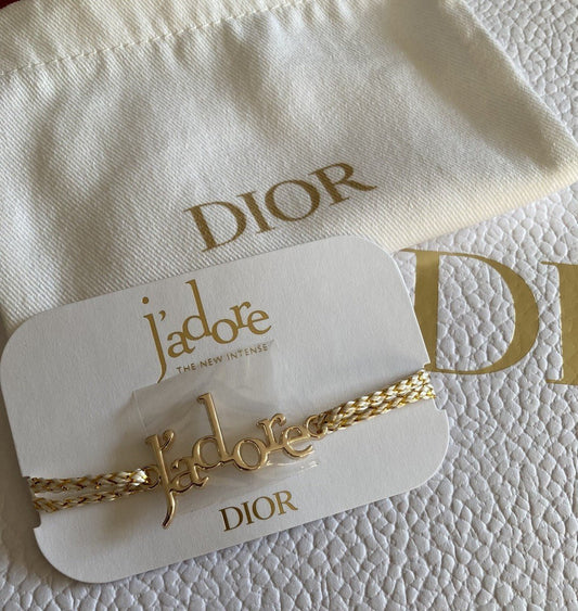 New! Dior J'adore cord bracelet with Dust Bag - BusDeals