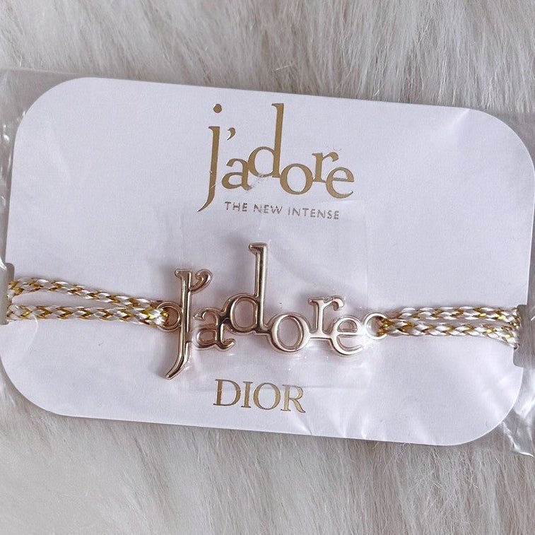 New! Dior J'adore cord bracelet with Dust Bag - BusDeals