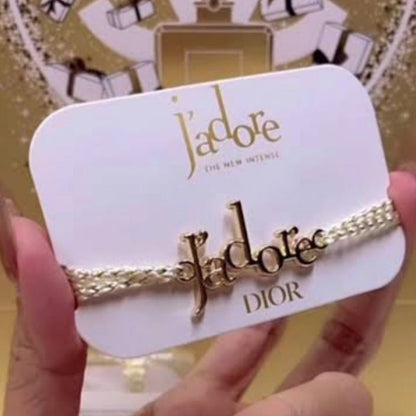 New! Dior J'adore cord bracelet with Dust Bag - BusDeals