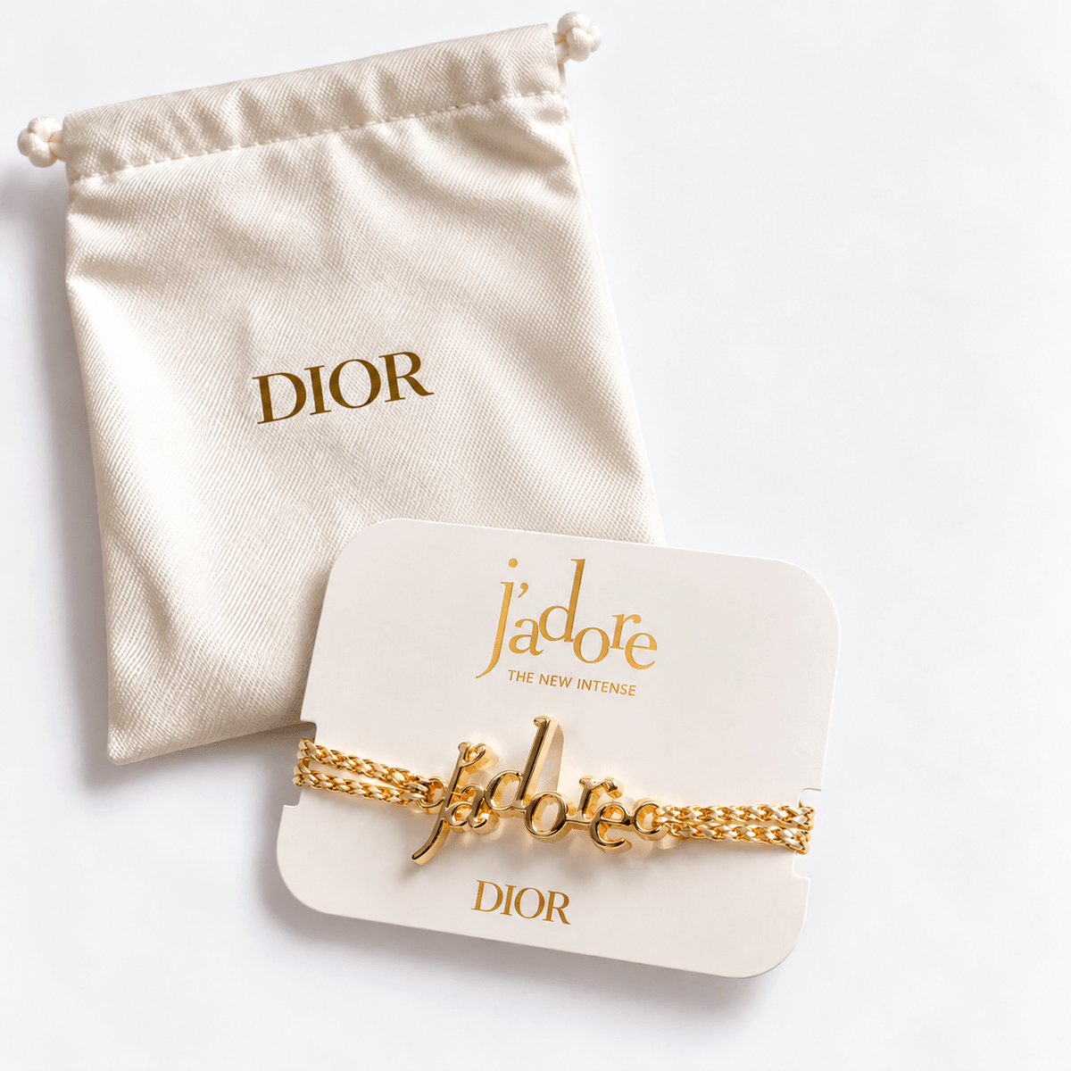 New! Dior J'adore cord bracelet with Dust Bag - BusDeals