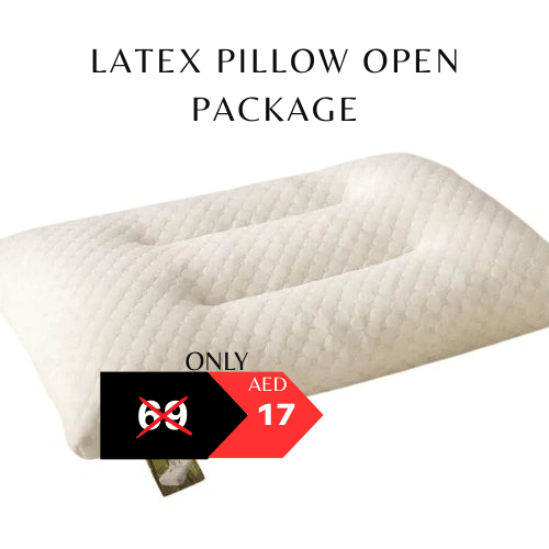 Open Package Soft and Comfy Latex Pillow(does not affect use). - BusDeals
