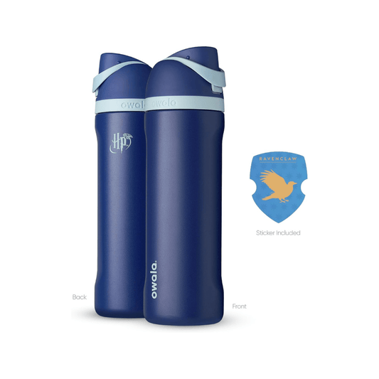 Owala 24 oz 710 ml Harry Potter FreeSip Insulated Stainless Steel Water Bottle, Ravenclaw Blue - BusDeals