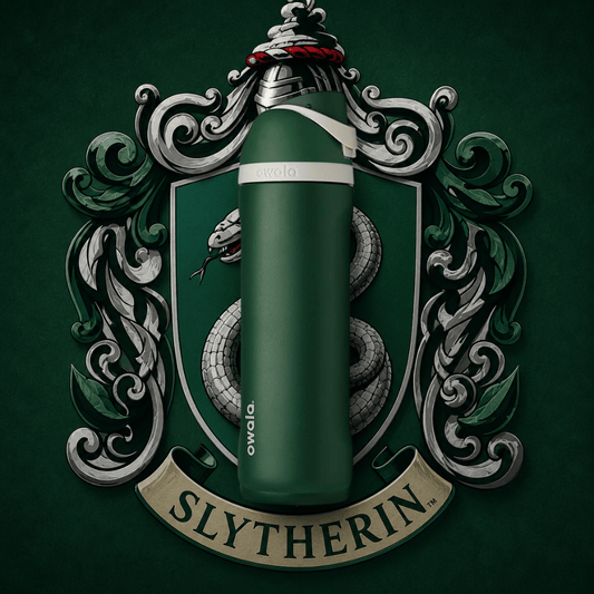 Owala 24 oz 710 ml Harry Potter FreeSip Insulated Stainless Steel Water Bottle, Slytherin Green. - BusDeals