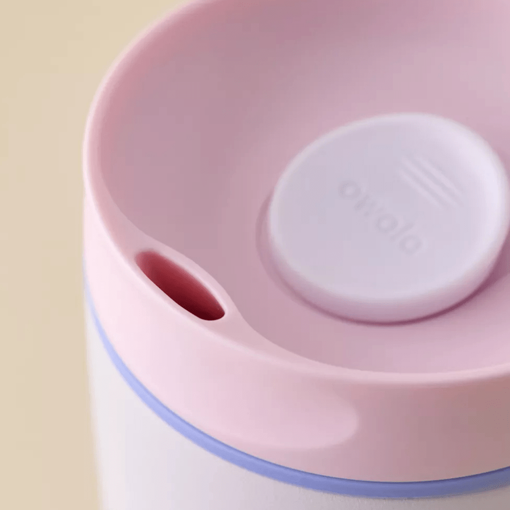 Owala SmoothSip Slider - Stainless Steel - 12-oz. - Candy Coated, Pink - BusDeals
