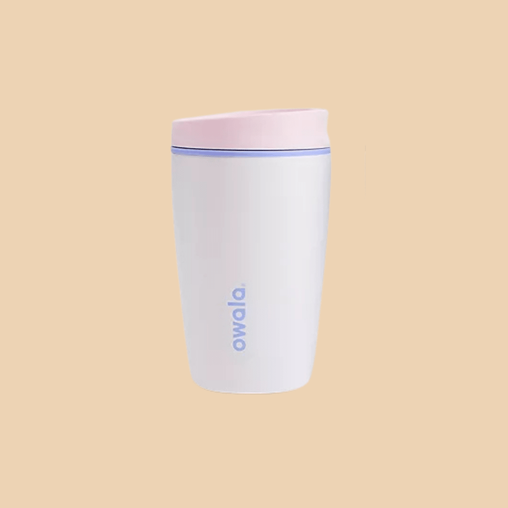 Owala SmoothSip Slider - Stainless Steel - 12-oz. - Candy Coated, Pink - BusDeals