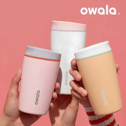 Owala SmoothSip Slider - Stainless Steel - 12-oz. - Sugar High, Pink - BusDeals