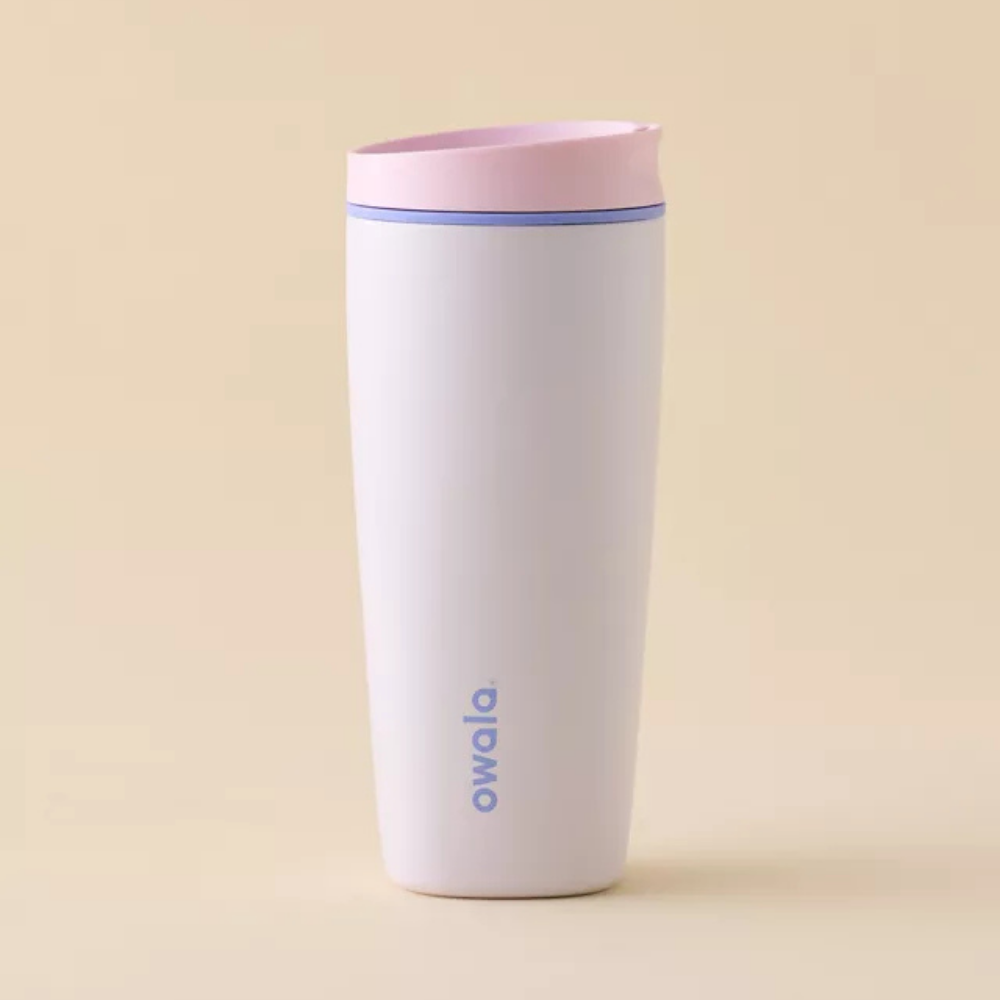 Owala SmoothSip Slider - Stainless Steel - 20-oz. - Candy Coated, Pink - BusDeals
