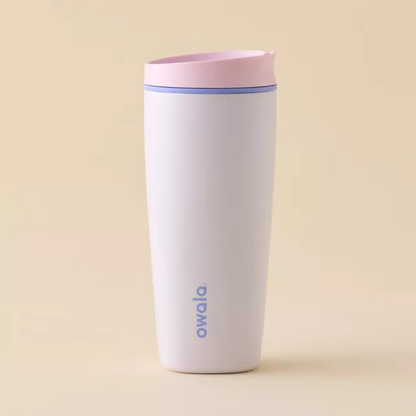 Owala SmoothSip Slider - Stainless Steel - 20-oz. - Candy Coated, Pink - BusDeals