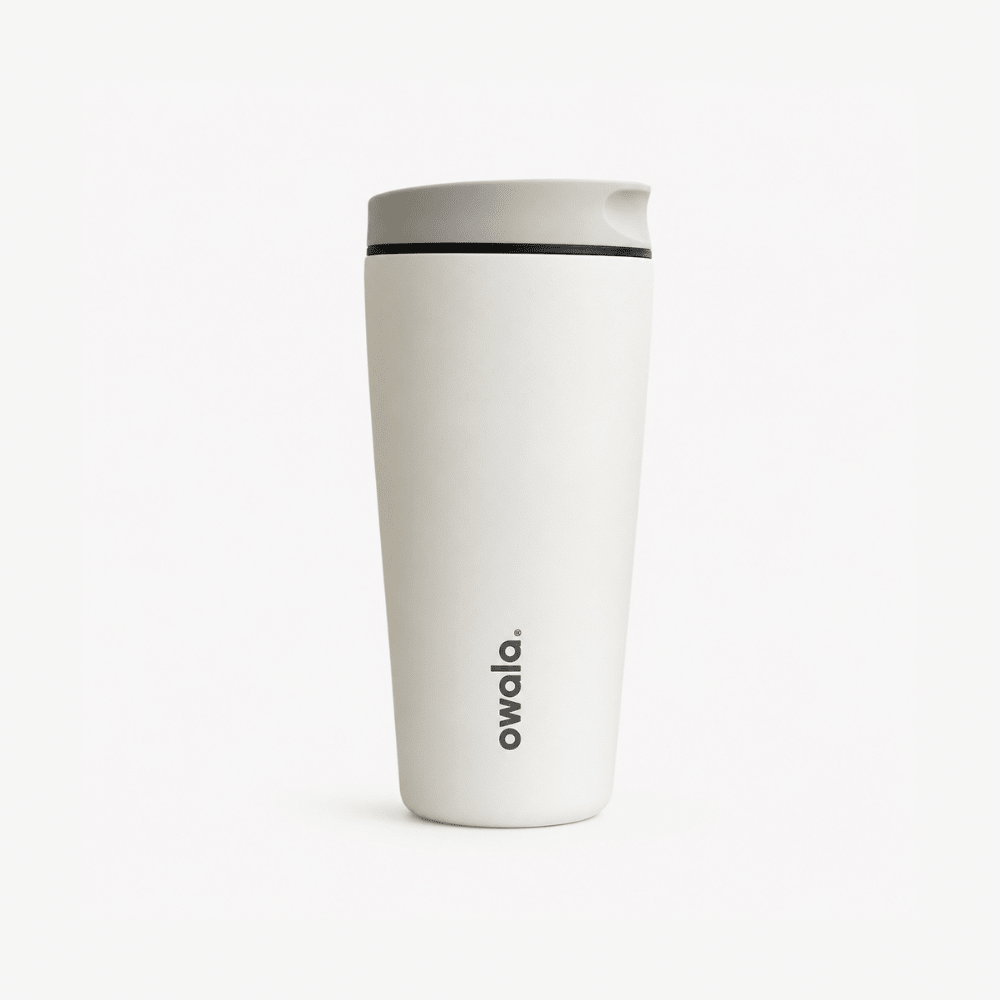 Owala SmoothSip Slider - Stainless Steel - 20-oz. - Shy Marshmallow - BusDeals