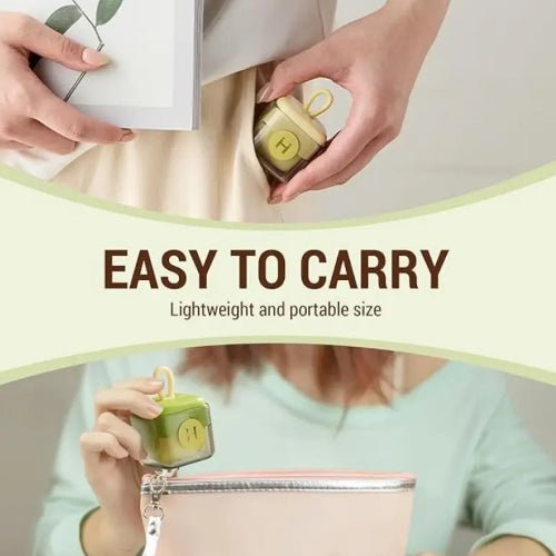 Portable Powerful Hair and Dust Remover, Washable Gel, Green color. - BusDeals