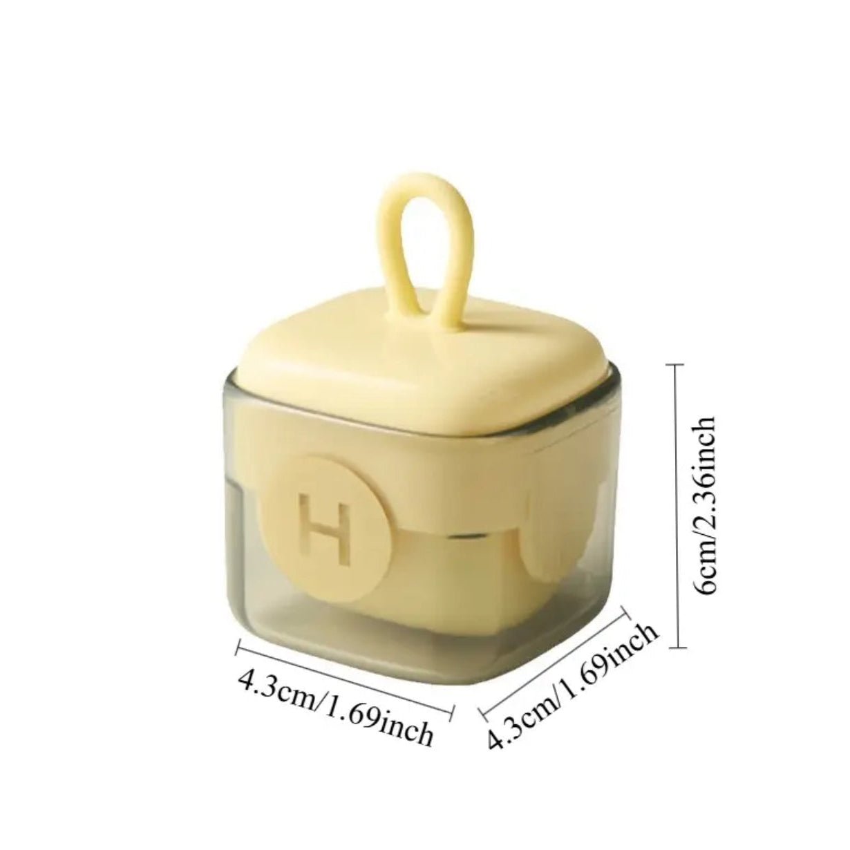 Portable Powerful Hair and Dust Remover, Washable Gel, Yellow color. - BusDeals