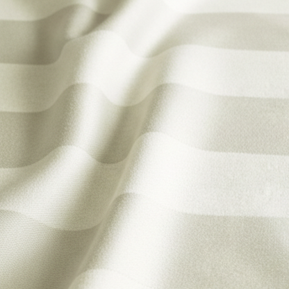 Premium King Size 6 Pieces striped design, bedding set Ivory color. - BusDeals