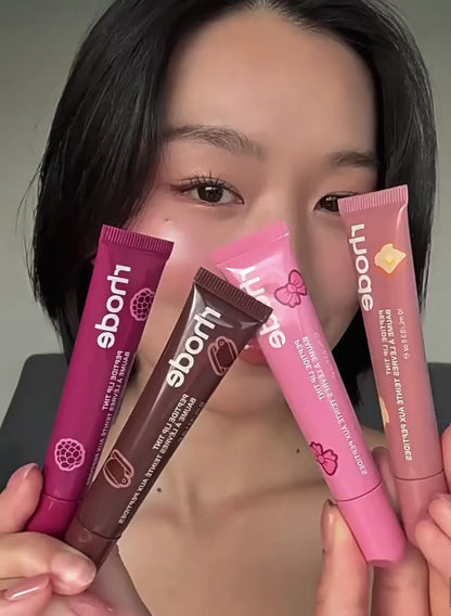 Rhode Birthday Gift Limited Edition Lip Tints Set, Four Shades, 10ml/4 with free Gift Mobile Phone Stickers