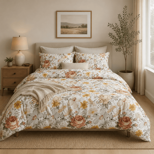 Queen size, 6-piece stunning garden set in a delightful shade of green. - BusDeals