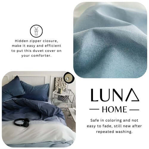 This bedding set blends beautifully with any decor style, offering a touch of elegance tranquility to your room - BusDeals