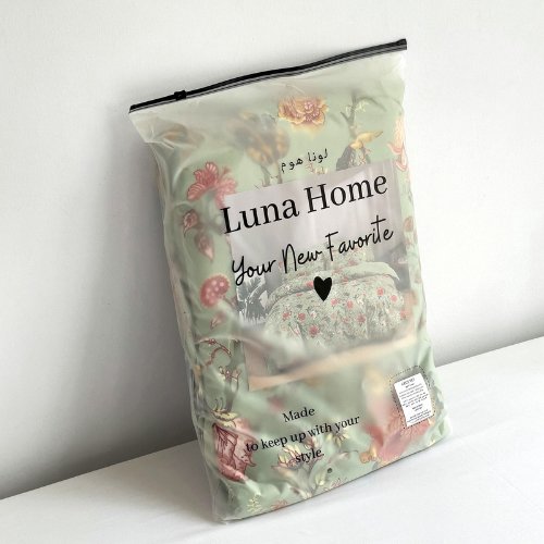 Queen Size 6 Pieces, Reversible Style Duvet Cover Set, Roses Design with Dark Khaki Color. - BusDeals