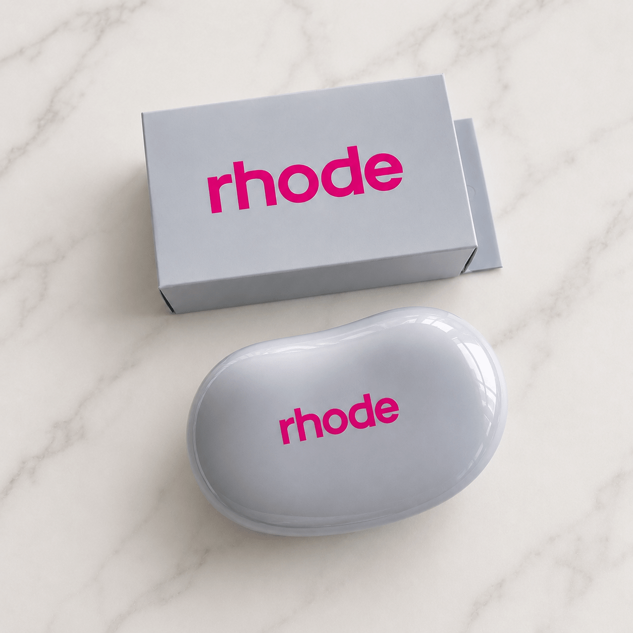 Rhode Jelly Bean Mini Cosmetic Bag, Grey - BusDeals