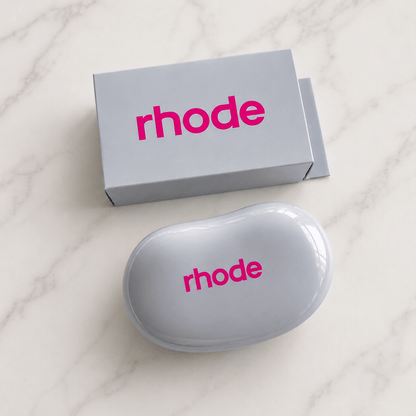 Rhode Jelly Bean Mini Cosmetic Bag, Grey - BusDeals