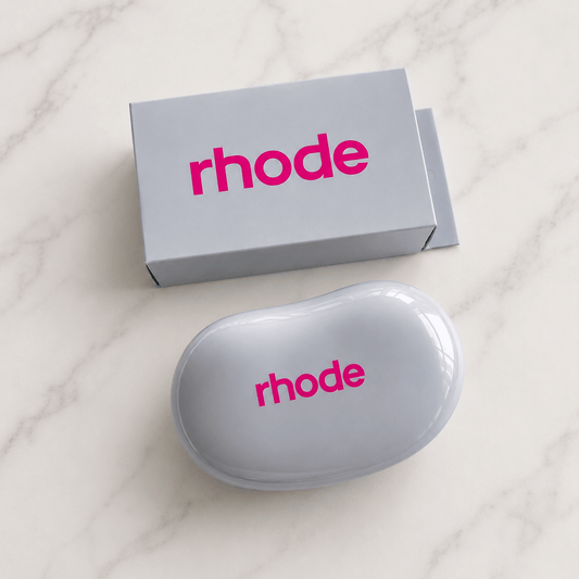 Rhode Jelly Bean Mini Cosmetic Bag, Grey - BusDeals