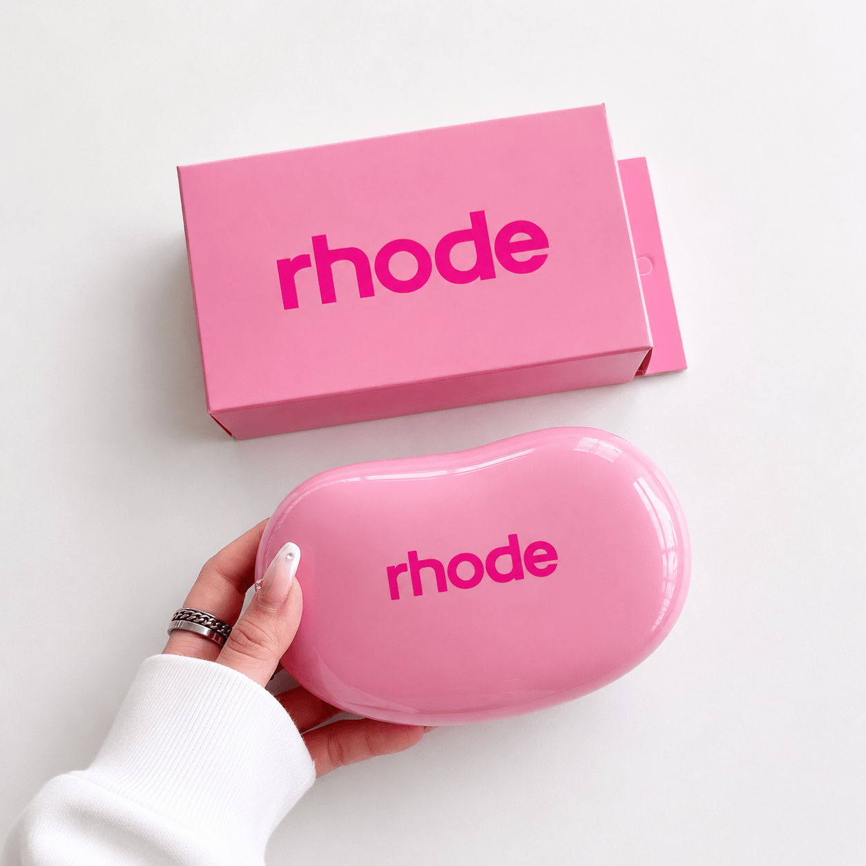 Rhode Jelly Bean Mini Cosmetic Bag, Pink - BusDeals