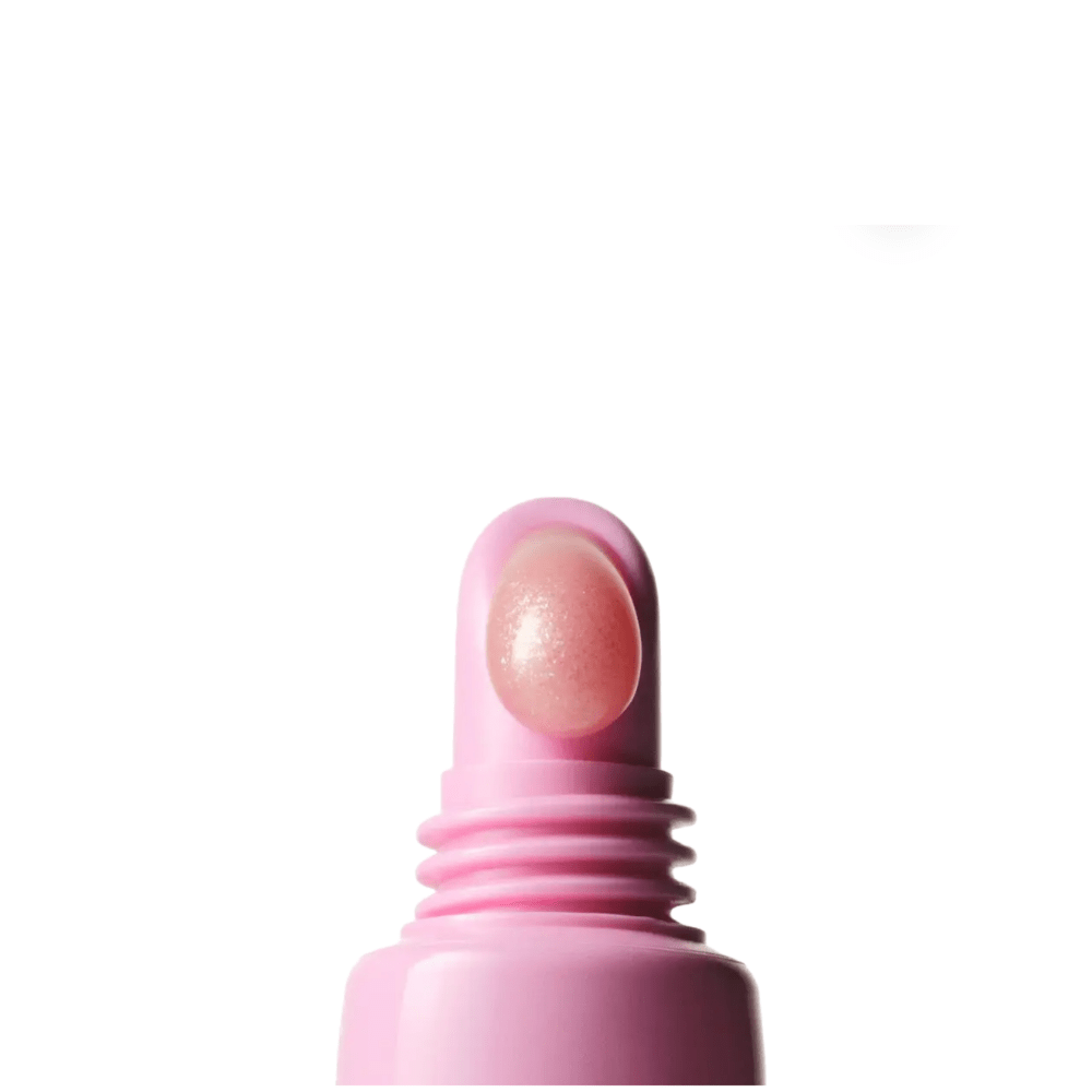 Rhode Jellybean Birthday Duo! Glazing Fluid (Serum), Peptide Lip Gloss Jelly Bean and cosmetic bag grey color. - BusDeals