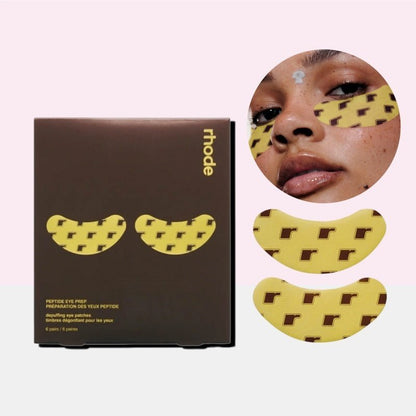 Rhode Peptide Eye Patches 6 sets on one box. Banana peel - BusDeals