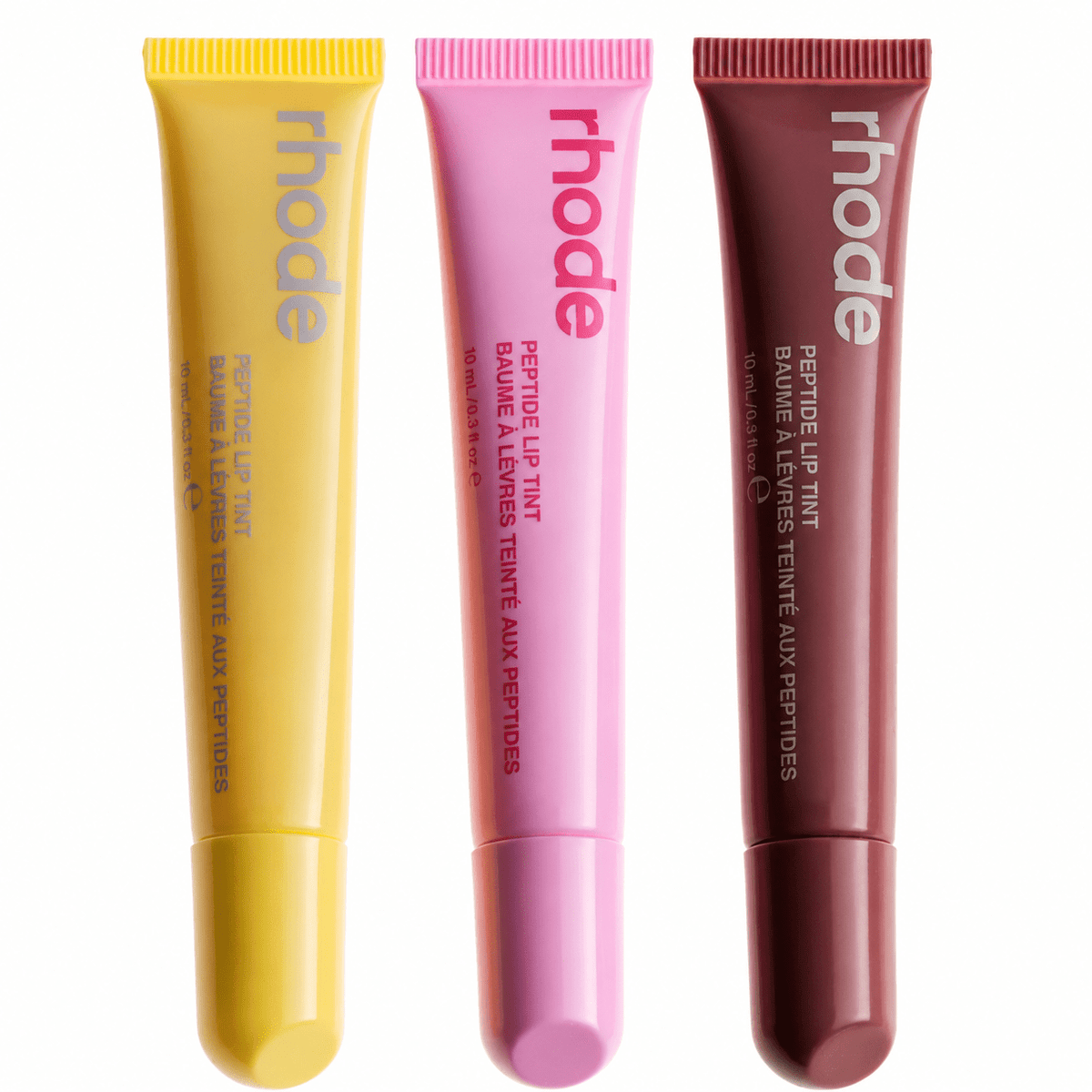 Rhode Skin The Peptide Lip Trio- Lemontini, Jelly Bean, Salty Tan - BusDeals