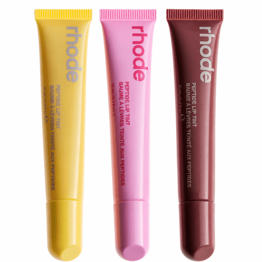 Rhode Skin The Peptide Lip Trio- Lemontini, Jelly Bean, Salty Tan - BusDeals