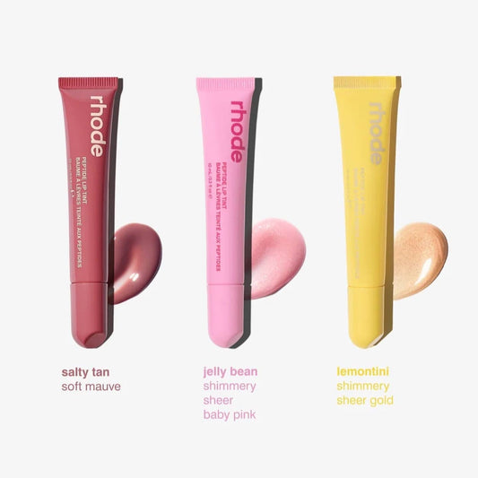 Rhode Skin The Peptide Lip Trio- Lemontini, Jelly Bean, Salty Tan - BusDeals