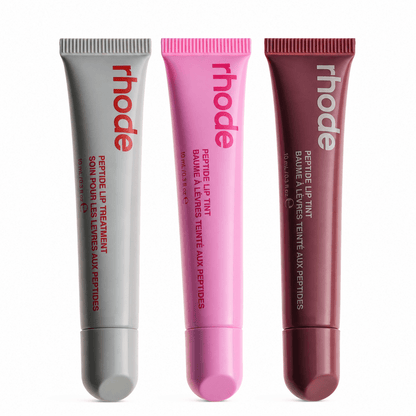 Rhode Skin The Peptide Lip Trio- Strawberry Glaze, Jelly Bean, Salty Tan - BusDeals