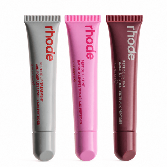 Rhode Skin The Peptide Lip Trio- Strawberry Glaze, Jelly Bean, Salty Tan - BusDeals