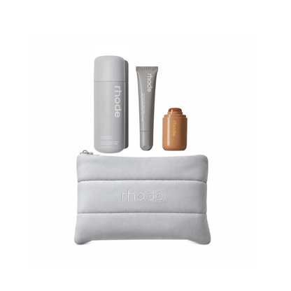 Rhode Skin the Summer Kit with Glazing Milk, Pocket Blush Toasted Teddy, Peptide Lip Tint Salted Caramel, 3-Piece Set Limited Edition Kit (Copy) - BusDeals