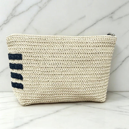 Sephora Beauty Straw/Raffia Cosmetic Makeup Bag GWP Offer Gift - BusDeals