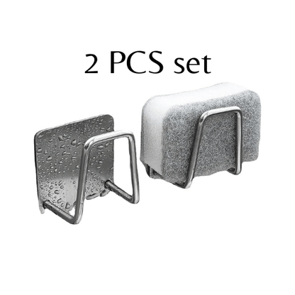 Set of 2 Pcs Stainless Steel Sponge Drain Rack. - BusDeals