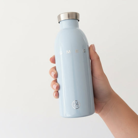 Smeg 24Bottles Clima bottle thermos 500ml, pastel blue. - BusDeals