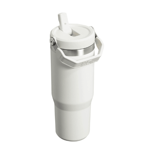 Stanley Ice Flow GO 890ml/30oz Flip Straw Water Bottle, Frost (white) - BusDeals