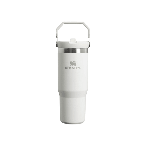 Stanley Ice Flow GO 890ml/30oz Flip Straw Water Bottle, Frost (white) - BusDeals