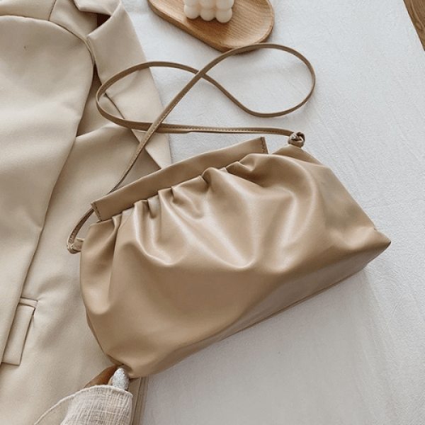 Stock bag. Beige Shoulder Bag for Women - Small Size Crossbody Bag - BusDeals